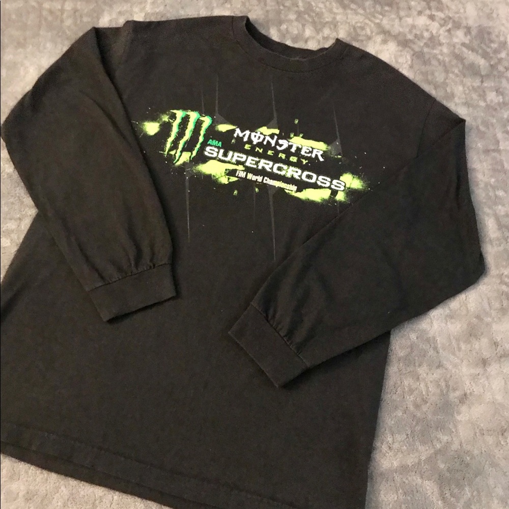 MONSTER ENERGY SX SPONSOR LONG SLEEVE T